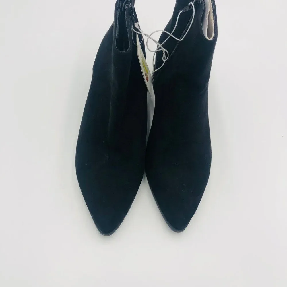 Brand New A New Day Black Mid‎ Heel Pointed Toe Side For Women Size 10
